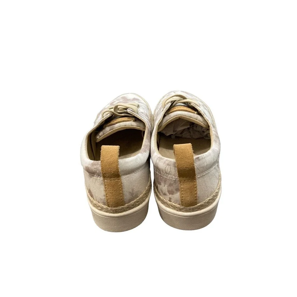 Spenco Beige‎ Canvas Espadrille Sneakers Size 8 Comfort